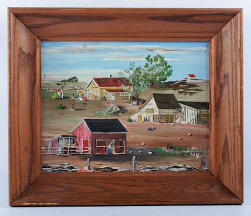 CHARLES J. WHITE "FARM BUILDINGS"