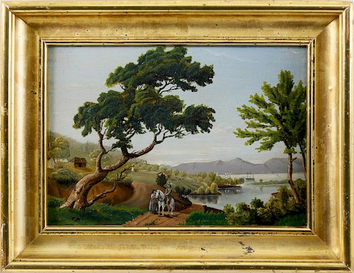 CHARLES JACOB HITTELL OIL ON ARTIST