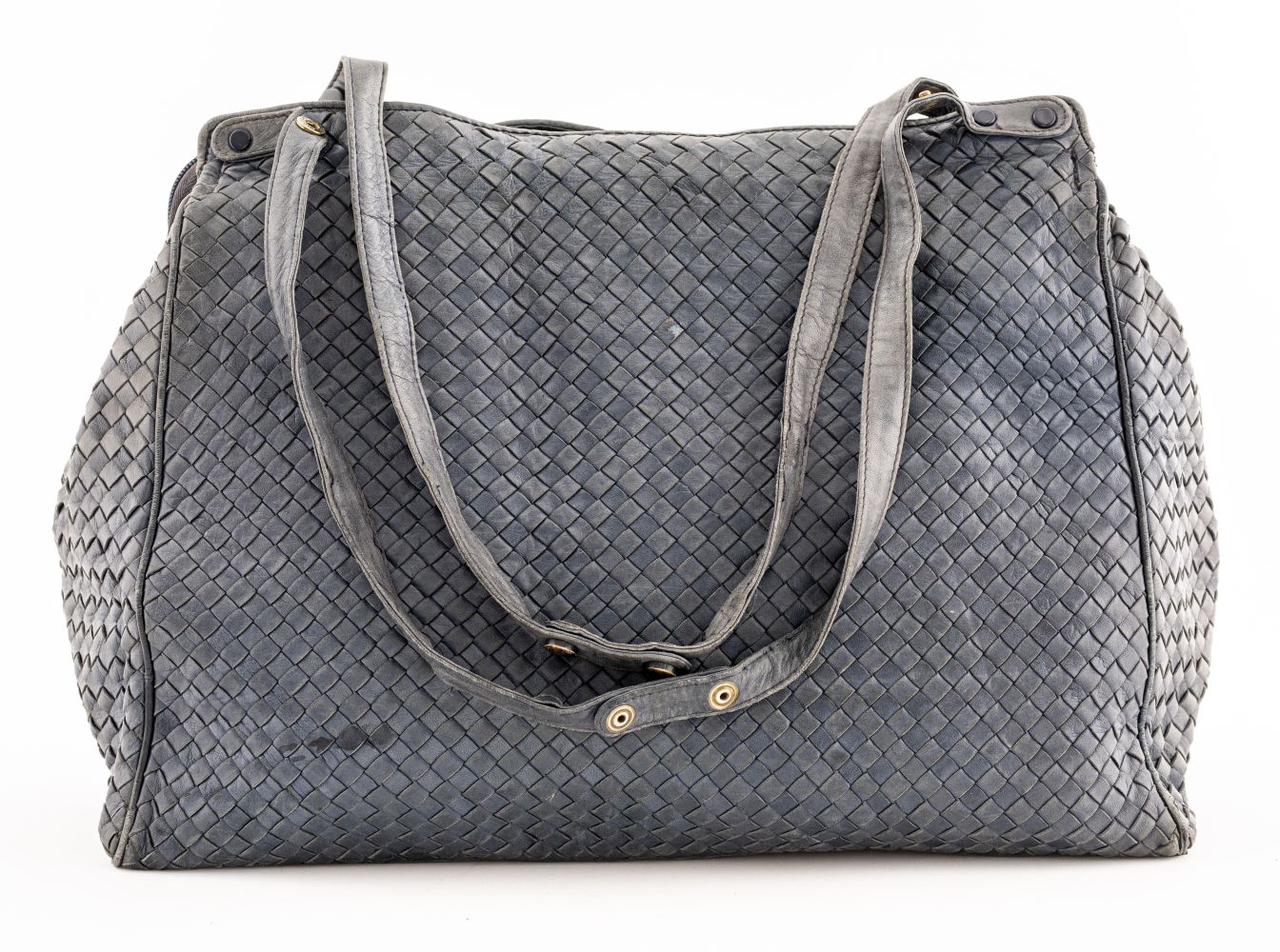 CHARLES JOURDAN WOVEN LEATHER