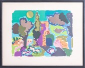 CHARLES LAPICQUE 'COLORFUL LAN