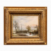 CHARLES LEAVER, ENGLISH VILLAG