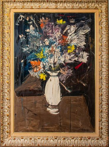 CHARLES LEVIER FLORAL STILL LIFE