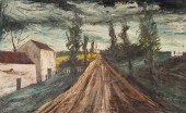 CHARLES LEVIER OIL ON BOARDCHA