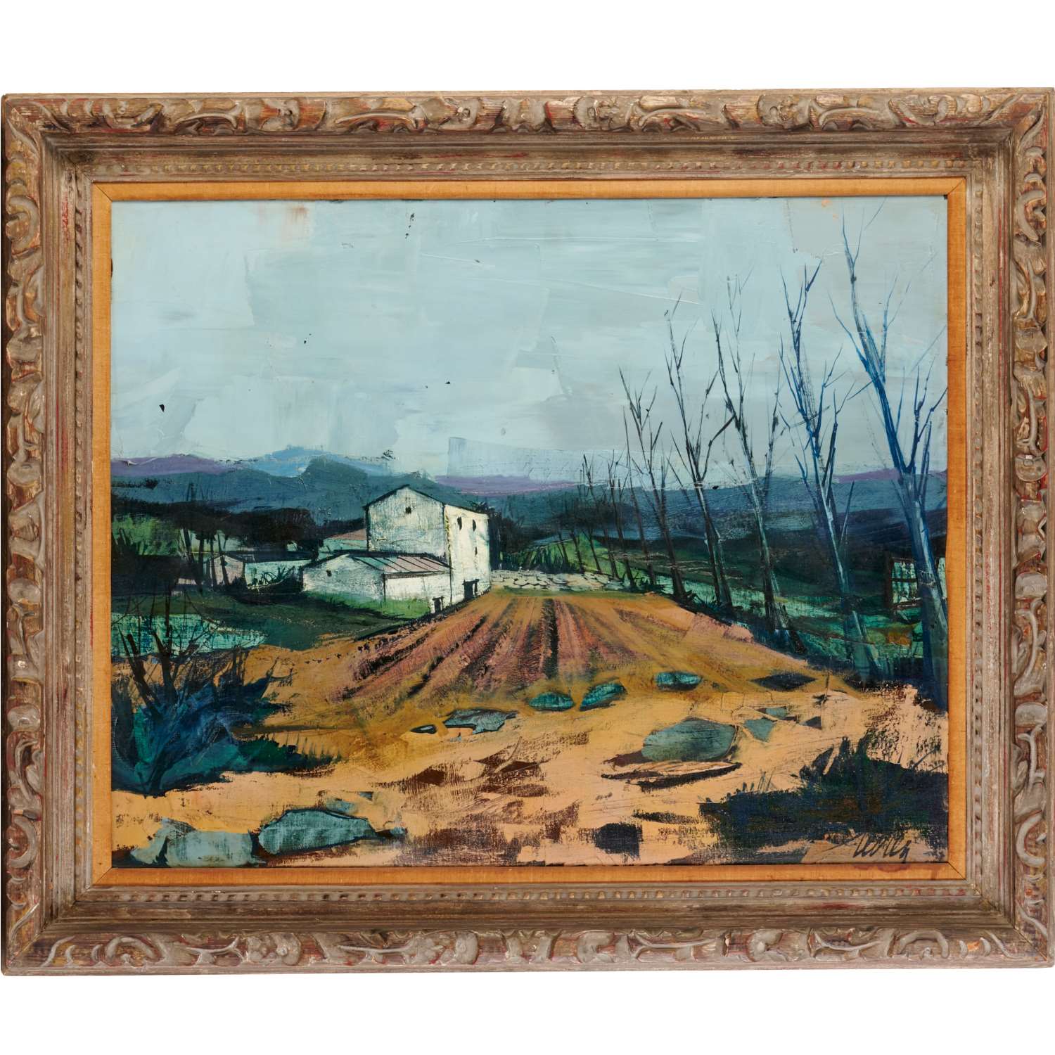 CHARLES LEVIER, OIL ON CANVAS, 1961