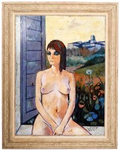 CHARLES LEVIER PORTRAIT OF NUD