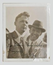Charles Lindbergh signed photo