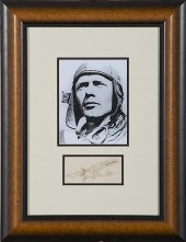 Charles Lindbergh Signed Photo