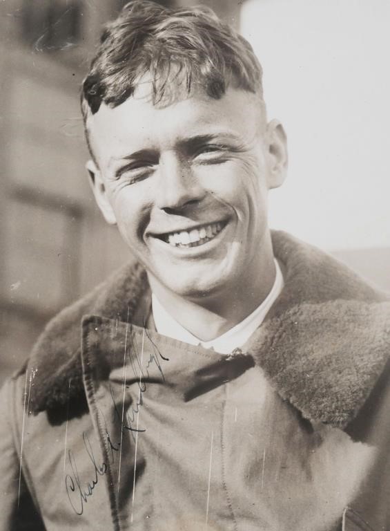 CHARLES LINDBERGH, SIGNED