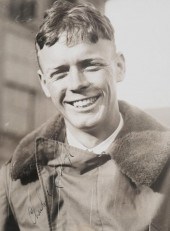 CHARLES LINDBERGH, SIGNED PHOT