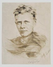 Charles Lindbergh signed portr