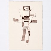 CHARLES LOLOMA, ABSTRACT DRAWI