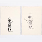 CHARLES LOLOMA, PAIR OF MUDHEA
