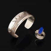 CHARLES LOLOMA, SILVER CUFF WI