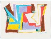 CHARLES LOLOMA, UNTITLED ABSTR