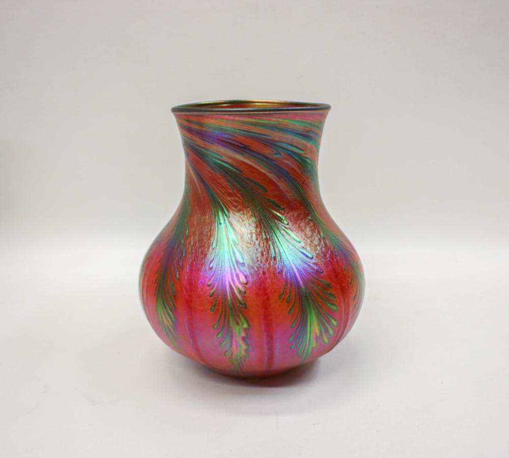 CHARLES LOTTON IRIDESCENT ART GLASS