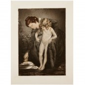 CHARLES MAURIN, ETCHING WITH A