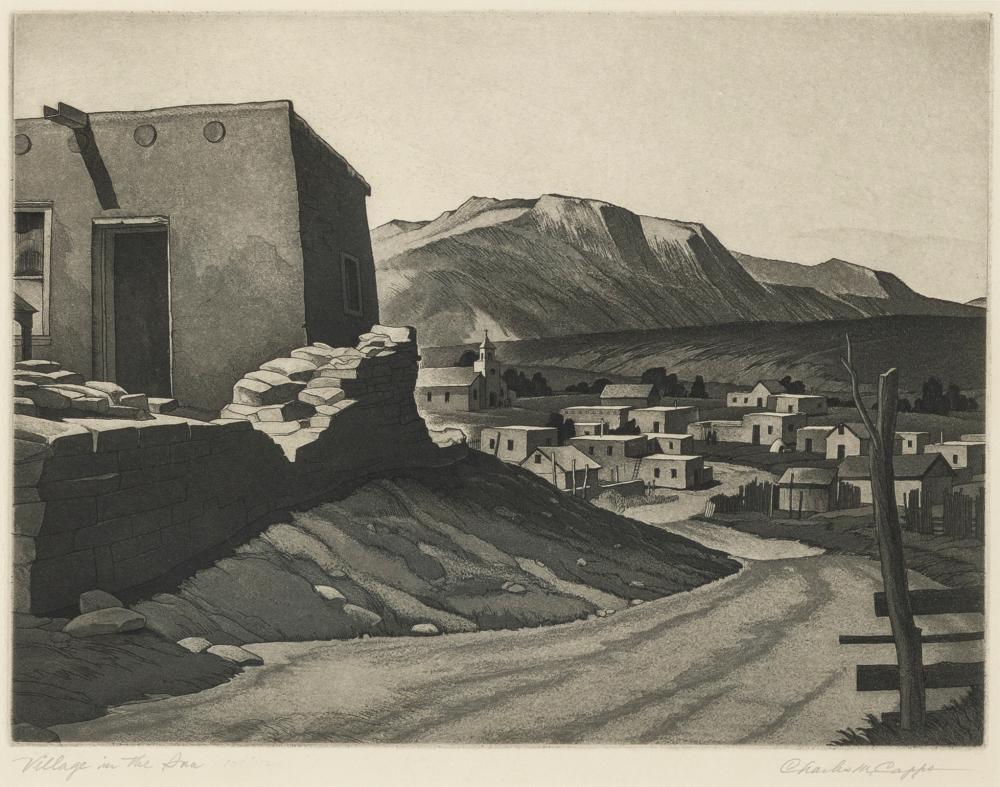 CHARLES MERRICK CAPPS, VILLAGE IN