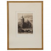 CHARLES MERYON. "LA TOUR DE L'