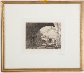 CHARLES MERYON. "L'ARCHE DE PO