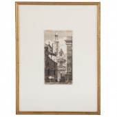 CHARLES MERYON. "ST. ETIENNE D