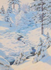 CHARLES MUENCH (B. 1966), SNOW
