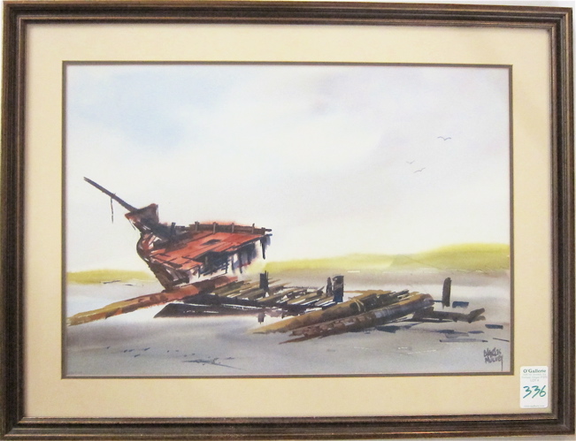 CHARLES MULVEY WATERCOLOR ON