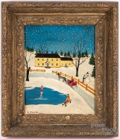 CHARLES MUNRO OIL ON ARTIST BO