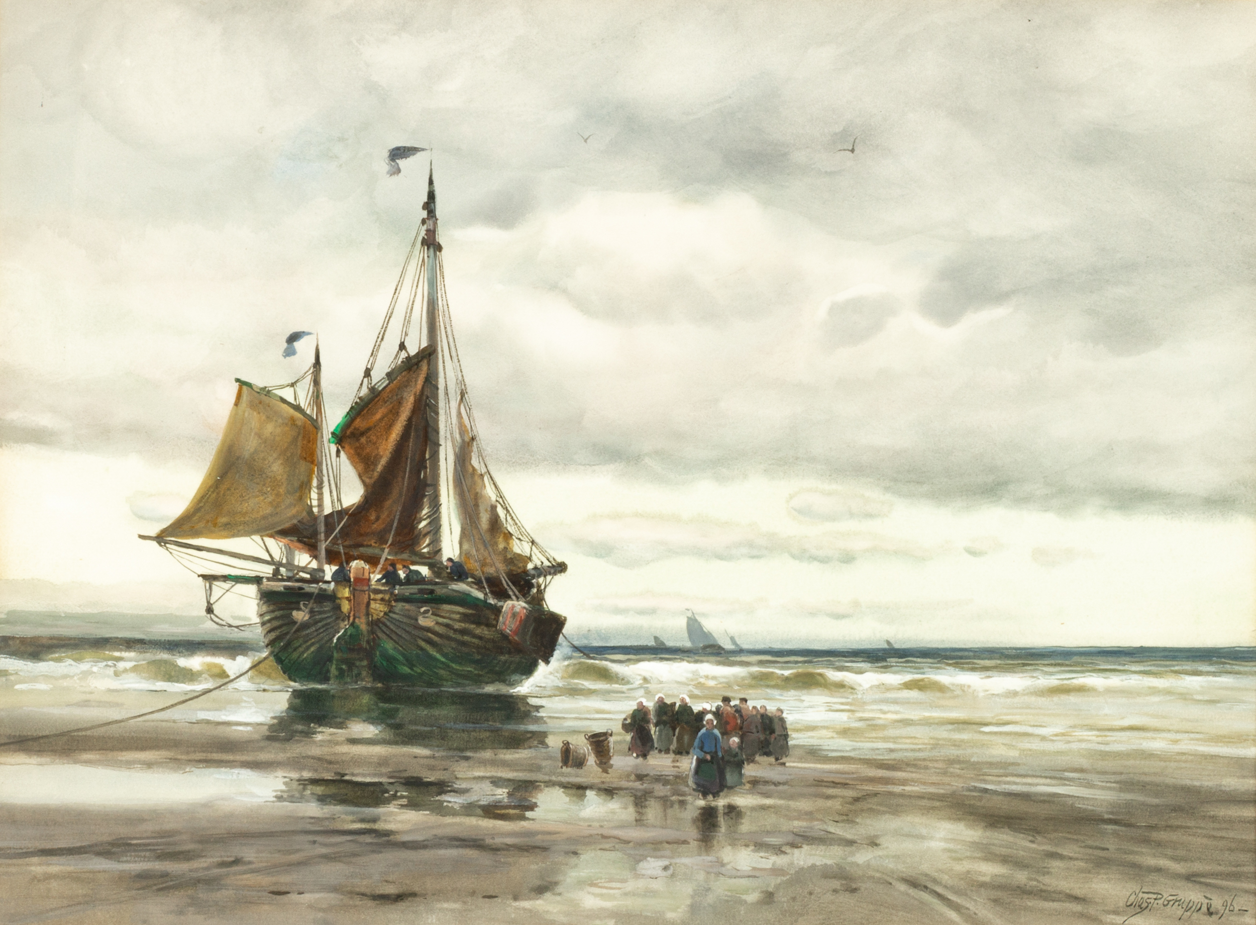 CHARLES P. GRUPPE (AMERICAN,