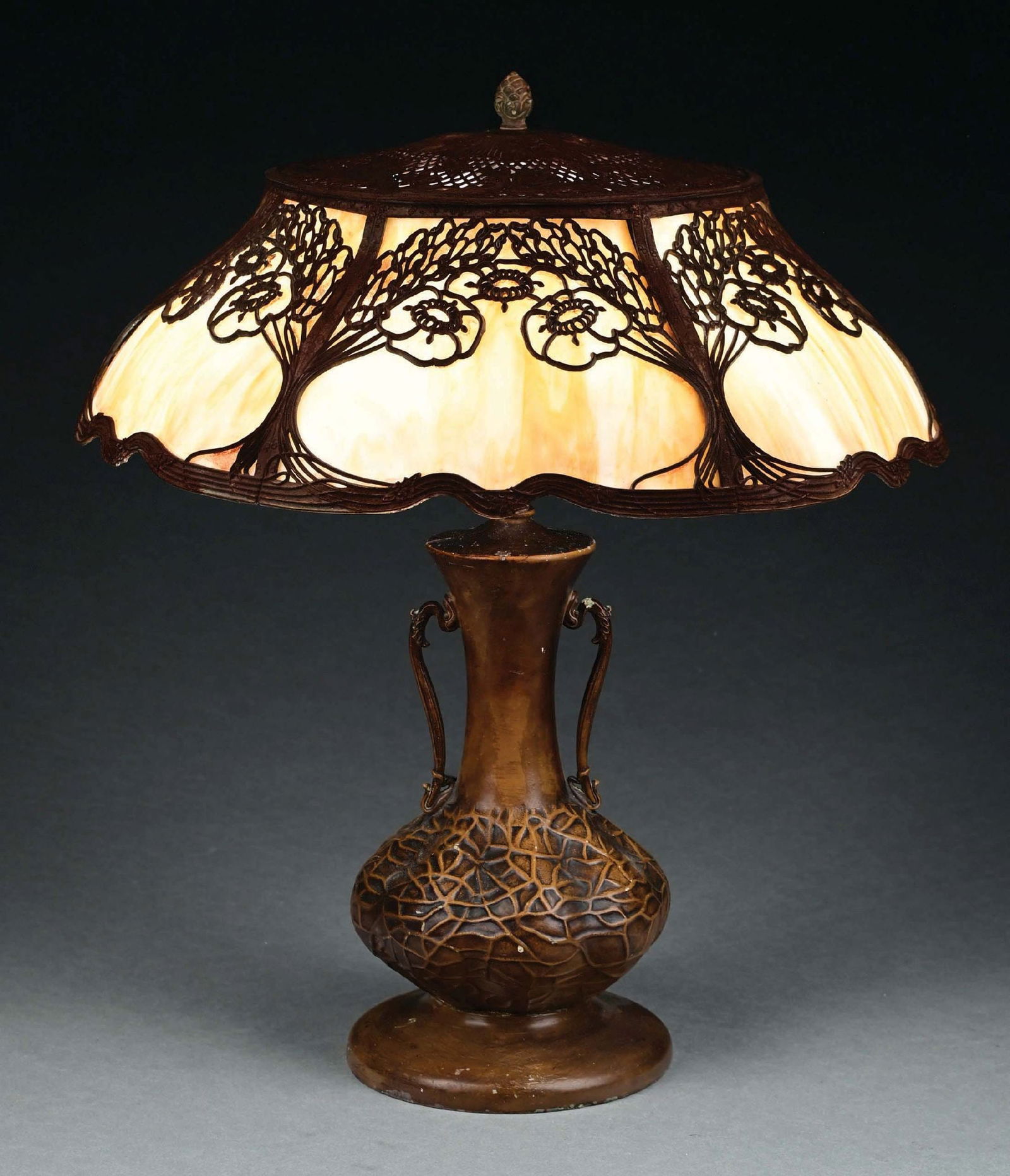 CHARLES PARKER SLAG GLASS OVERLAY