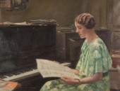 CHARLES R. DOWELL OIL ON CANVA