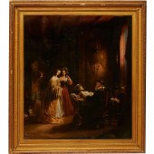 CHARLES ROBERT LESLIE, OIL ON