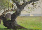 CHARLES ROLLO PETERS OIL ON PA