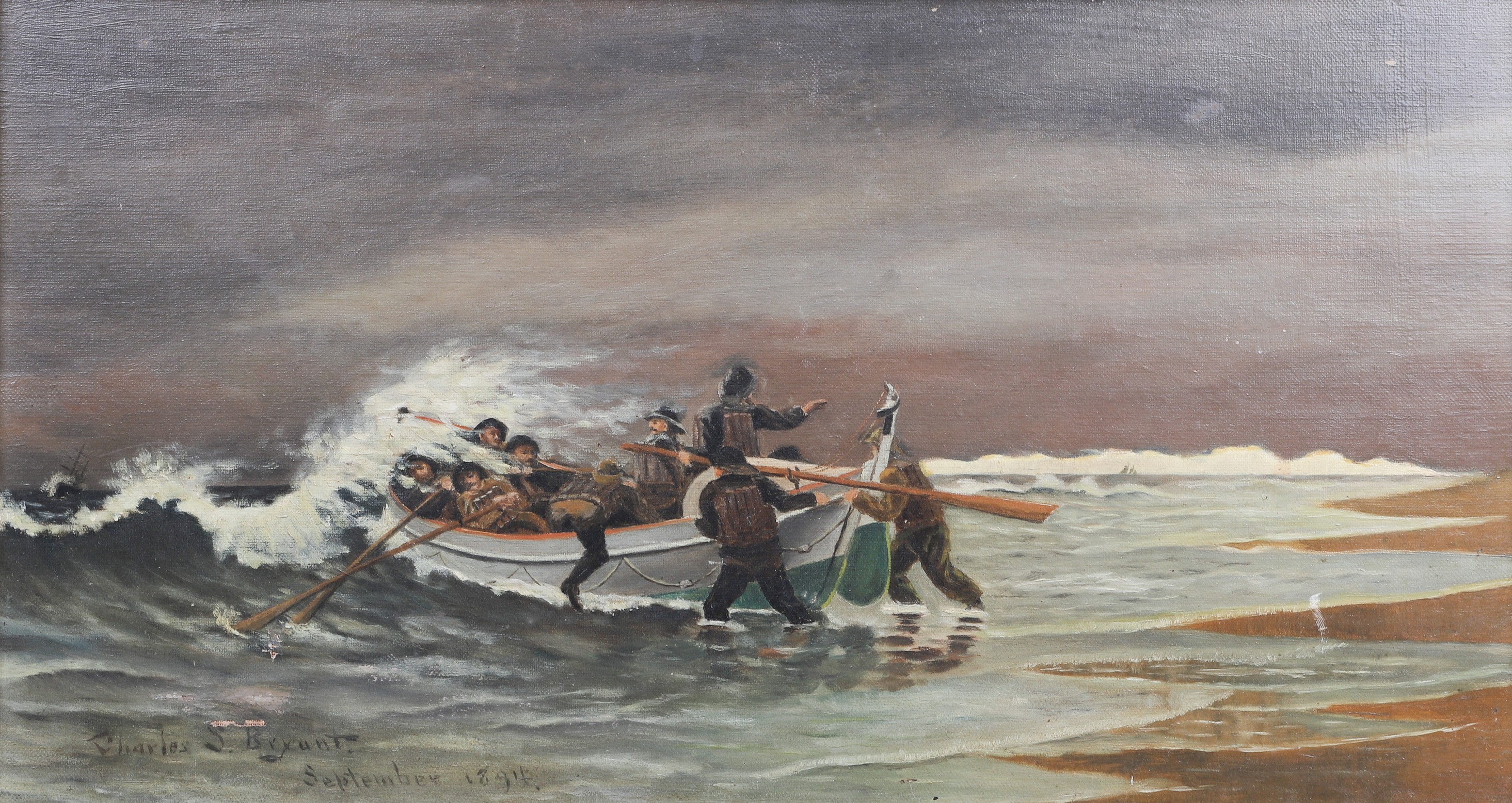 Charles S. Bryant painting