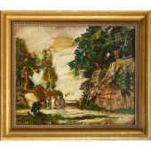 CHARLES S. CHAPMAN, OIL ON BOA
