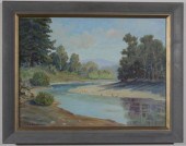 CHARLES S. GORDON OIL ON BOARD