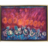 CHARLES SELIGER, OIL ON CANVAS