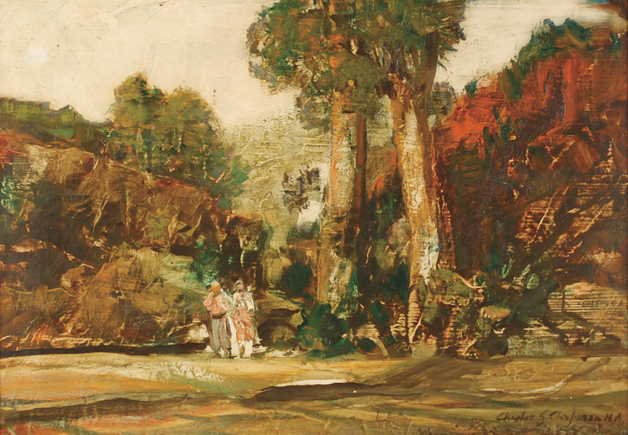 CHARLES SHEPARD CHAPMAN OIL ON