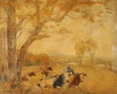 CHARLES STILLWELL OIL ON CANVA
