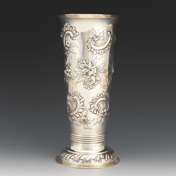 CHARLES STUART HARRIS REPOUSSE VASE