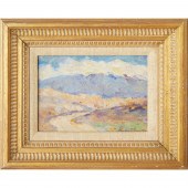 CHARLES SVENDSEN, OIL ON BOARD