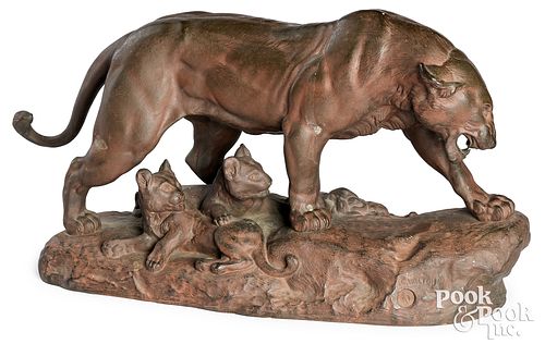 CHARLES VALTON BRONZE OF A