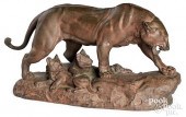 CHARLES VALTON BRONZE OF A LIO
