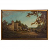 CHARLES VOLKMAR. LANDSCAPE WIT