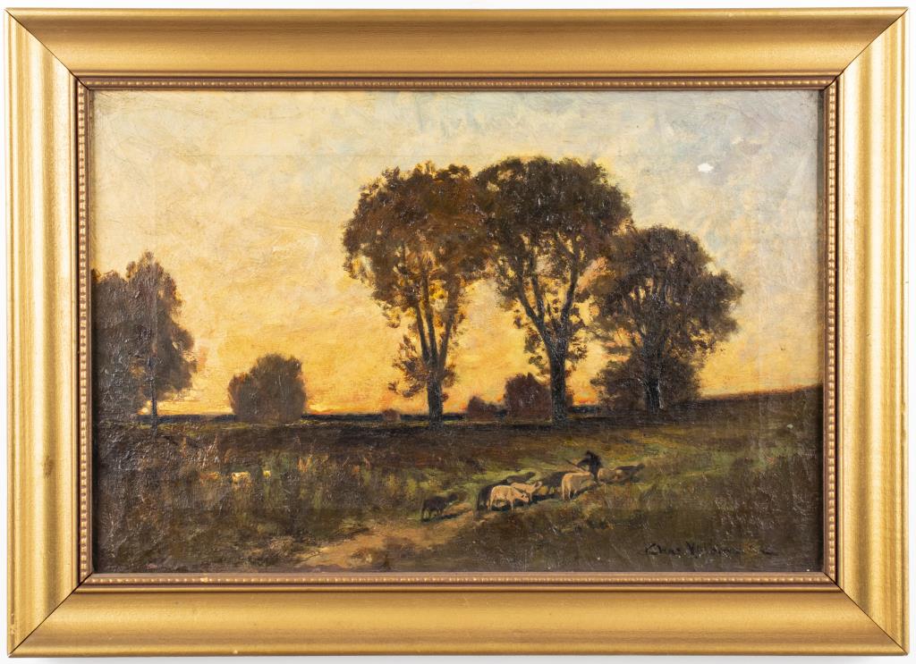 CHARLES VOLKMAR SHEPHERD W FLOCK