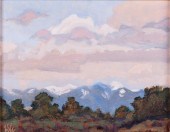 CHARLES VOLZ OIL ON CANVAS, FR