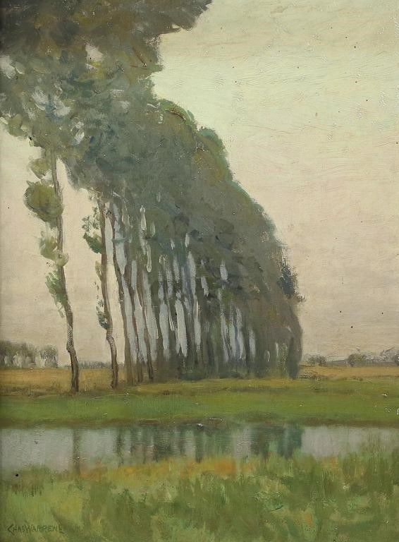 CHARLES WARREN EATON OIL ON