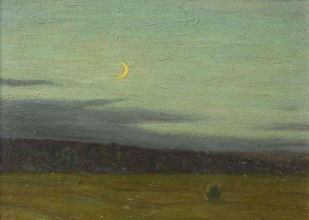 CHARLES WARREN EATON OIL ON