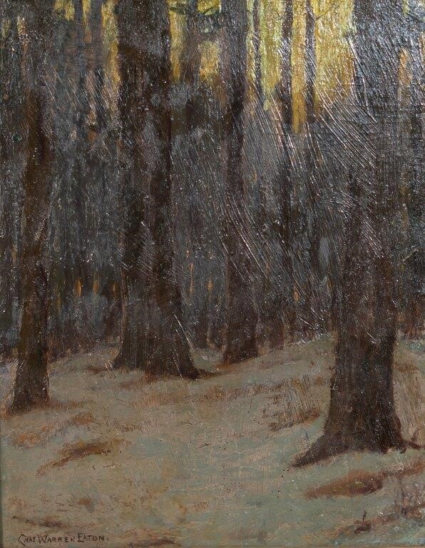 CHARLES WARREN EATON OIL ON