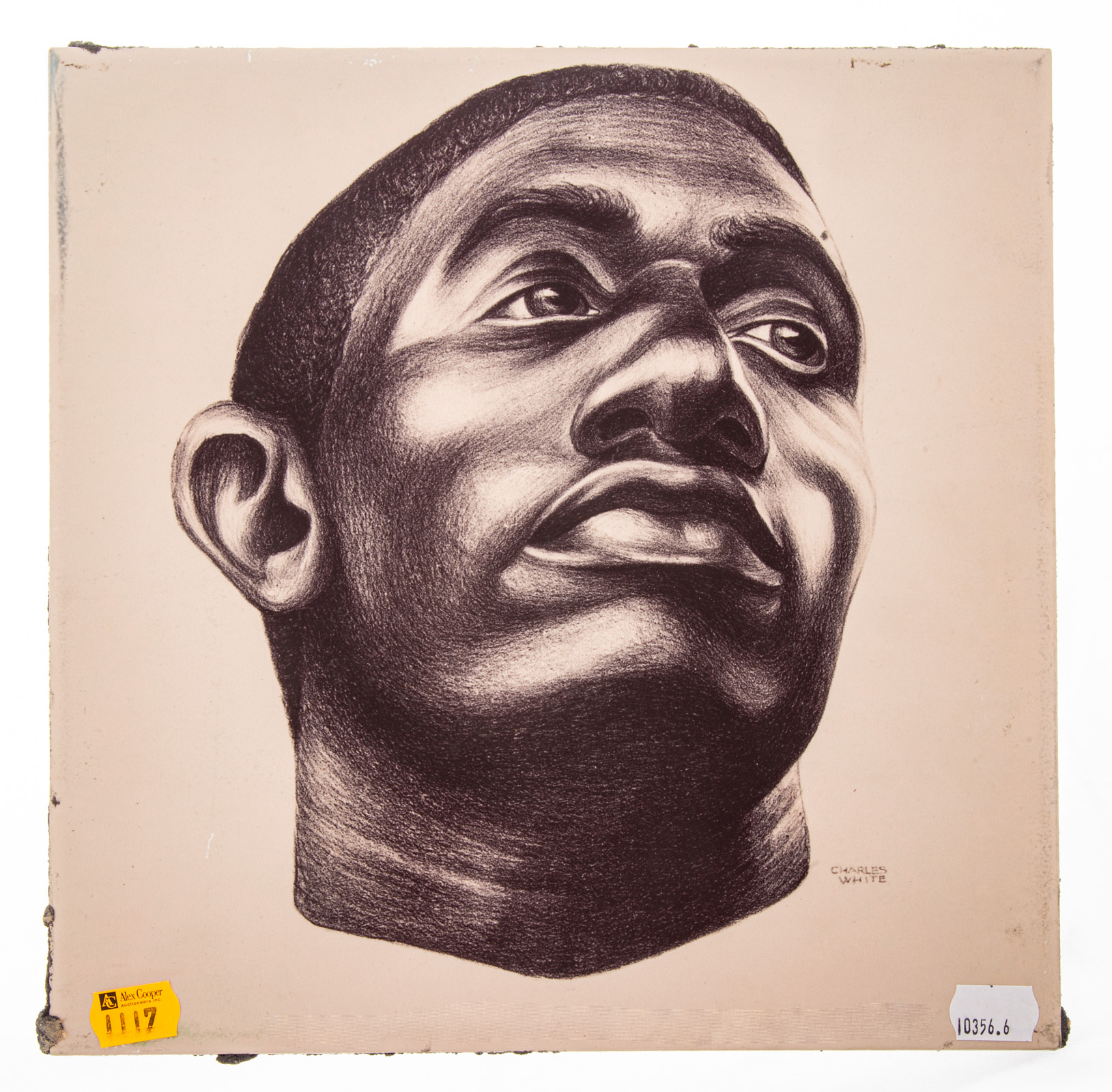 CHARLES WHITE. PORTRAIT OF MAN,