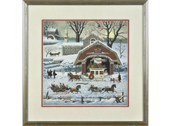 Charles Wysocki reproduction print,